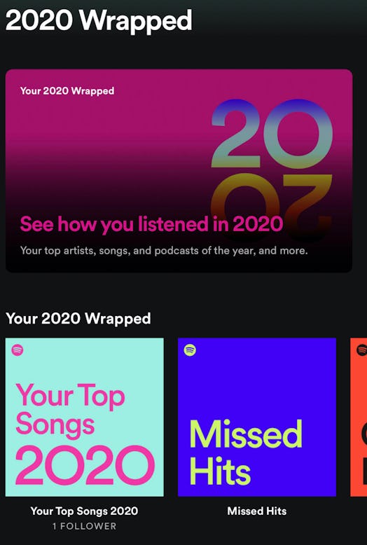 Here's where you can find your 2020 Spotify Wrapped playlist.