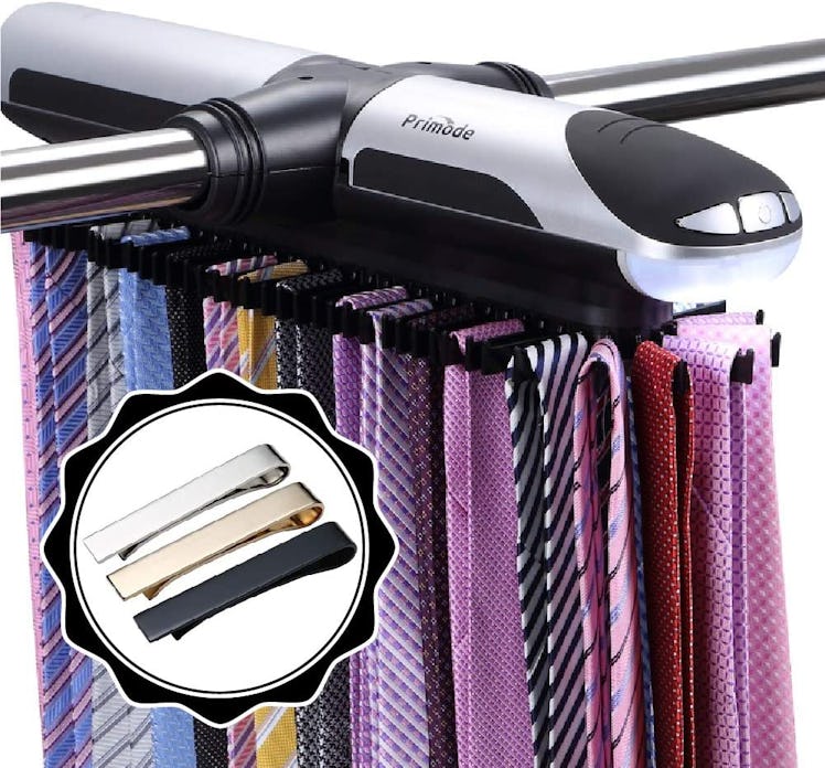 Primode Motorized Tie Rack Organizer