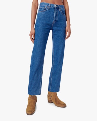 High-Rise Stovepipe Jeans