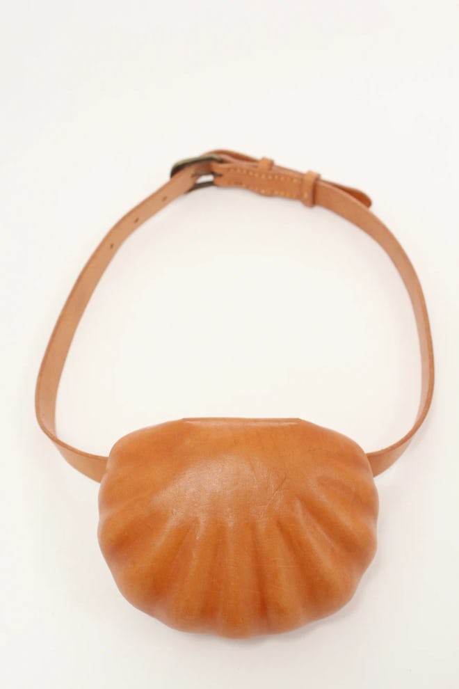 Leather Shell Belt Bag