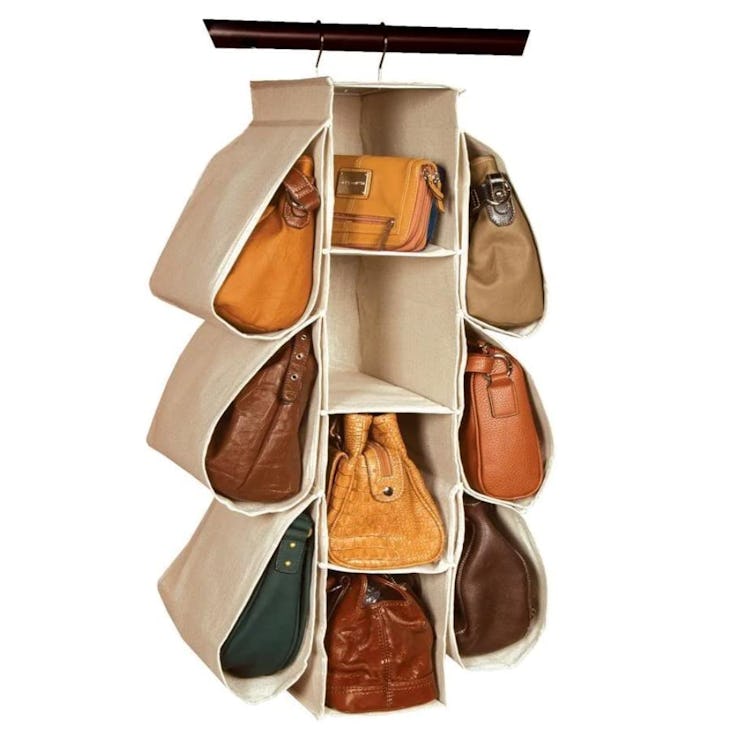 LONGTEAM Hanging Handbag Organizer