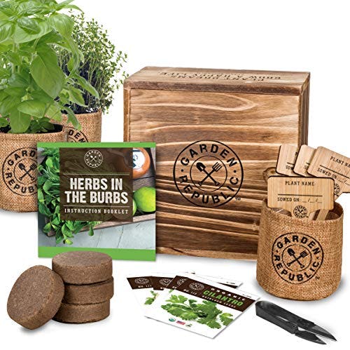 Garden Republic Indoor Herb Garden Starter Kit