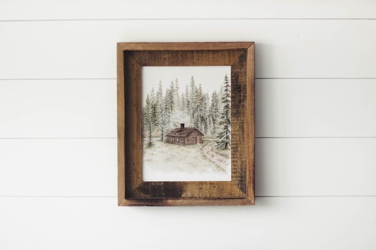 Cabin In The Woods Print