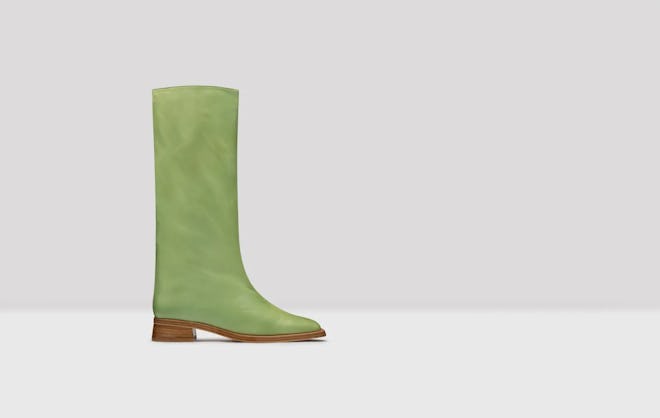 Anahera Jade Leather Tall Boot