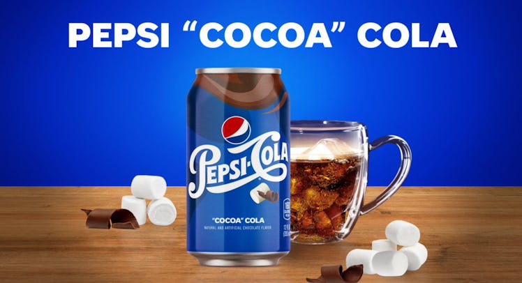 A hot chocolate-flavored Pepsi "Cocoa" Cola is coming in early 2021. 