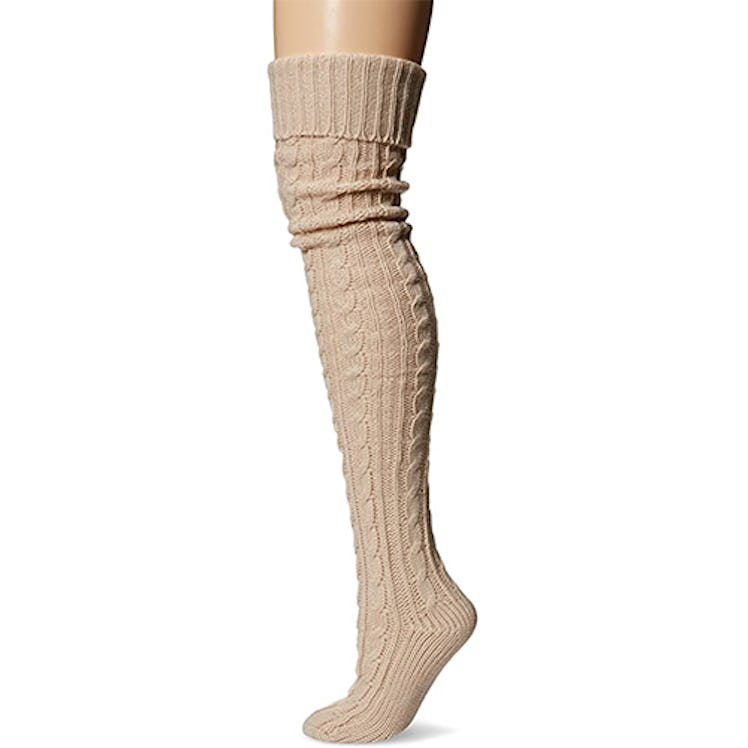 Muk Luks Knee High Cable Socks (28 Inch)