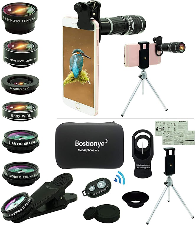 Bostionye 11-In-1 Phone Camera Lens Kit