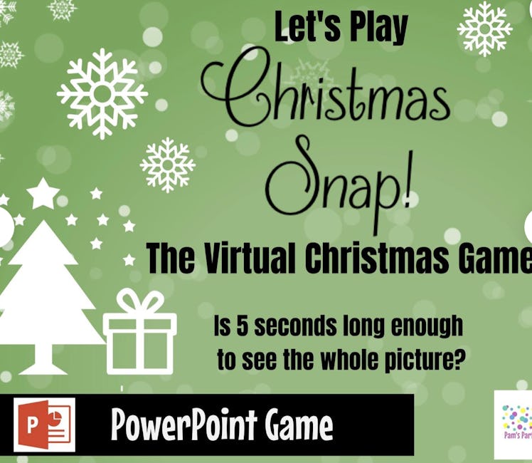 Virtual Game Christmas Snap! — PamsPartyPrintables