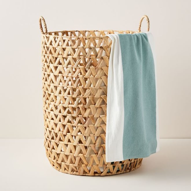 Open Weave Zigzag Hamper