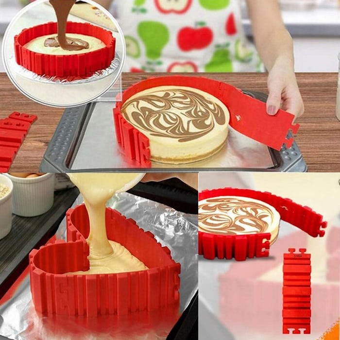 SIMUR Silicone Cake Molds (8 Pack)