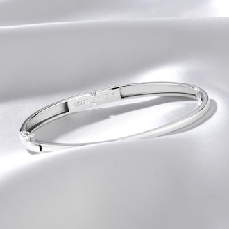 Unstoppable with All Your Heart Bangle Bracelet