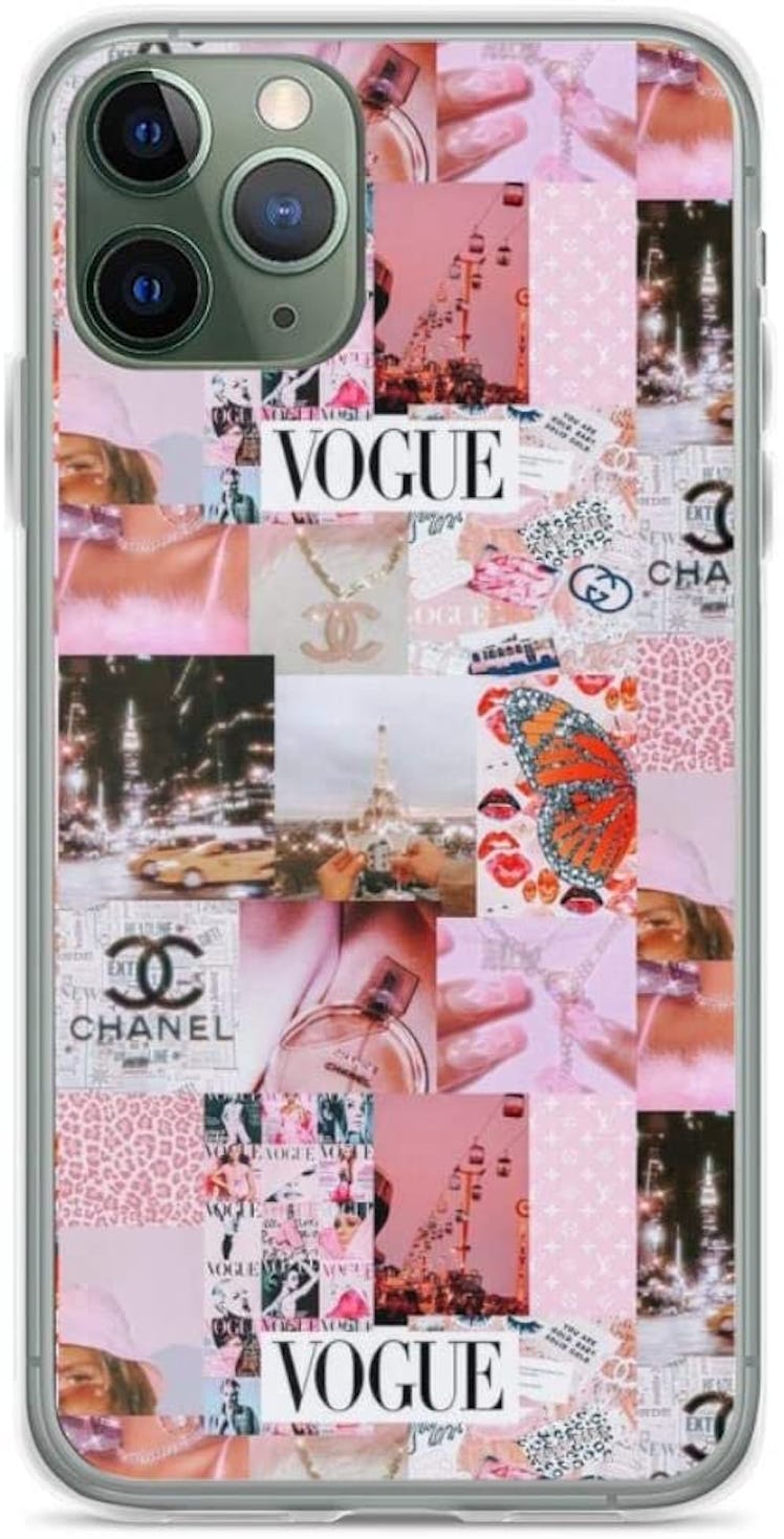 Aesthetic Pink Y2k Theme Collage Phone Case