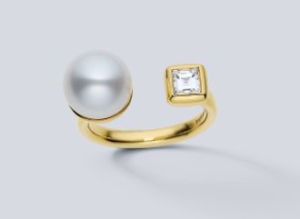 Prive South Sea Pearl and Diamond Ring