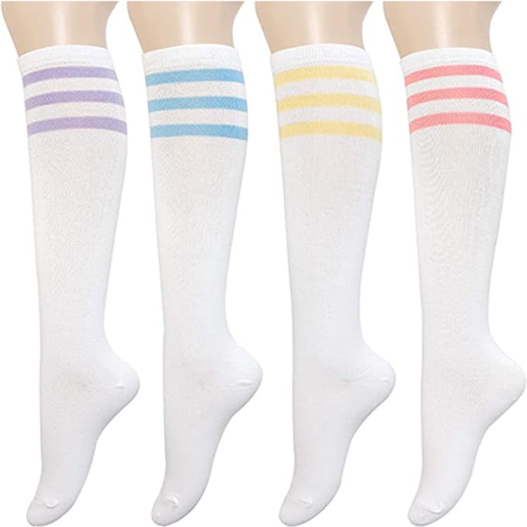  KONY Casual Knee High Socks (4 Pack)