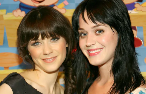 Zooey Deschanel and Katy Perry