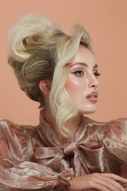 A Brigitte Bardot Inspired Updo is a great Christmas option.