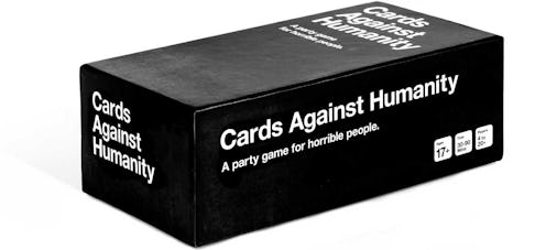 An original Cards Against Humanity box. Here's how to play Cards Against Humanity over Zoom with fri...