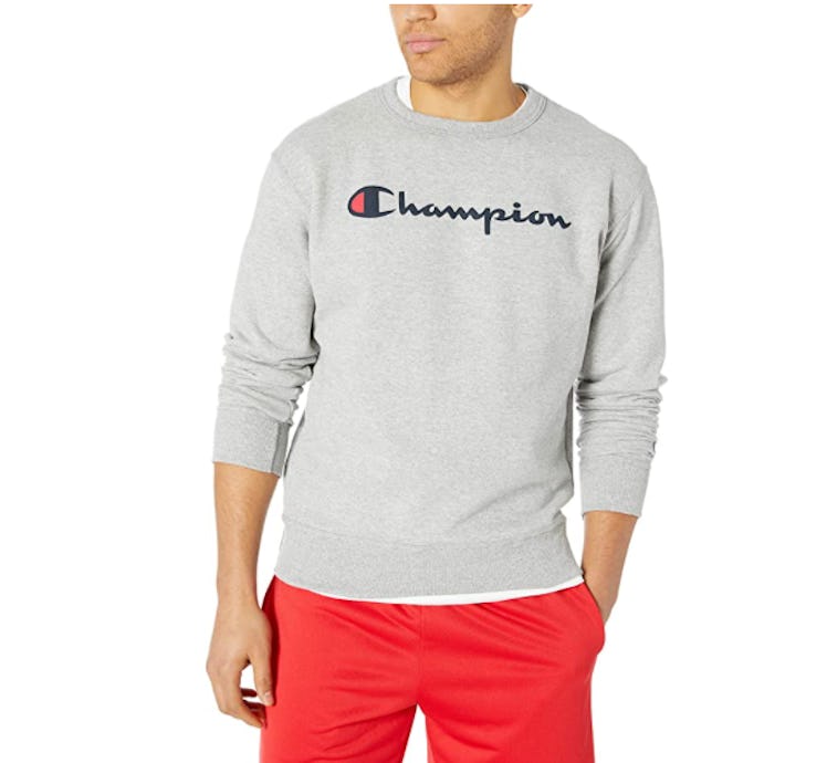 Champion Graphic Powerblend Fleece Crew