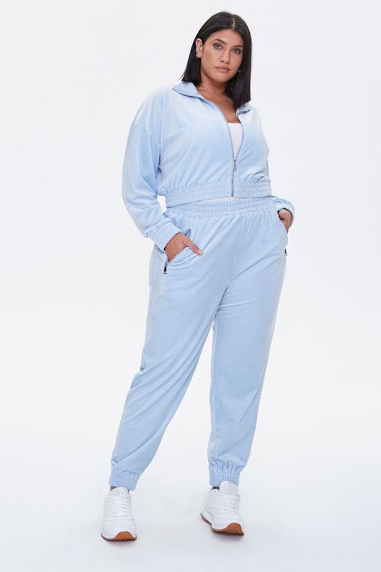 Forever 21 Plus Size Velour Joggers