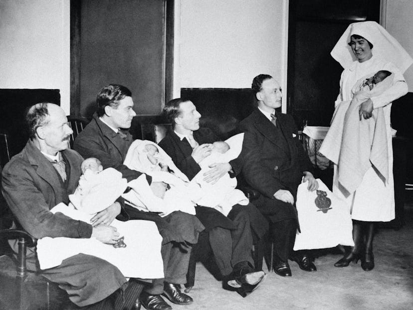 1930s hospital baptism day