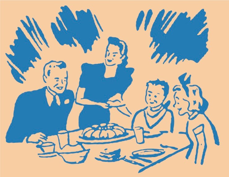Family dinner.