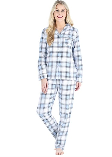 PajamaMania Flannel Long Sleeve Pajama Set