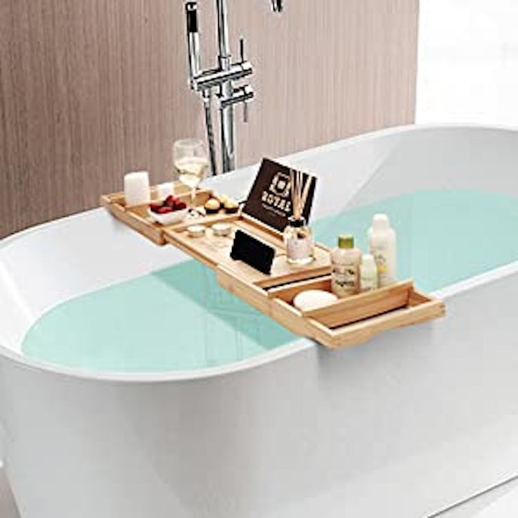 ROYAL CRAFT WOOD Luxury Bathtub Caddy Tray