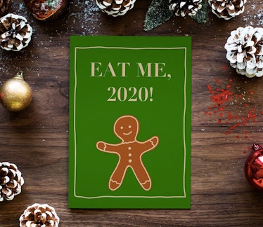 Printable Xmas Card - Eat Me, 2020