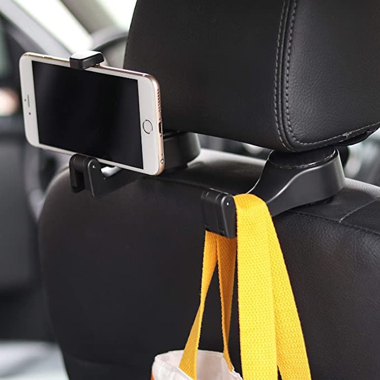 Amooca Headrest Phone Holder and Hook