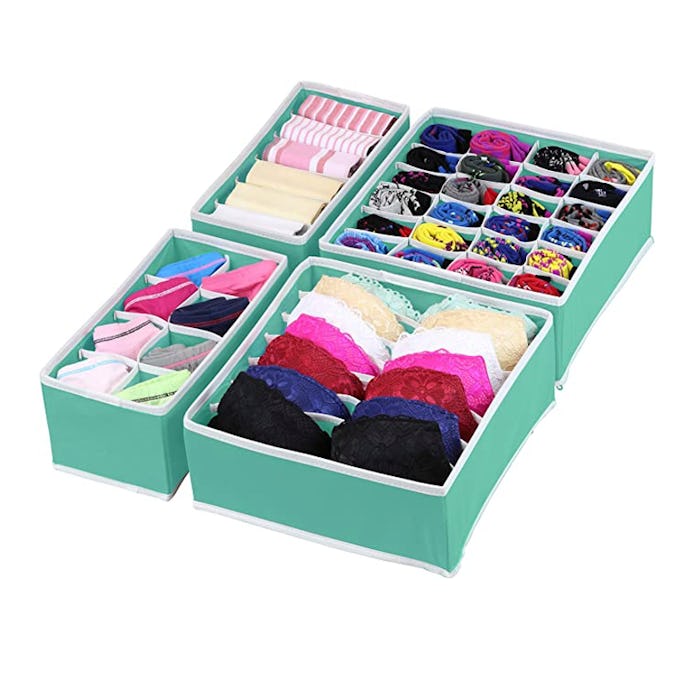 Simple Houseware Closet Underwear Organizer (4-Pack)