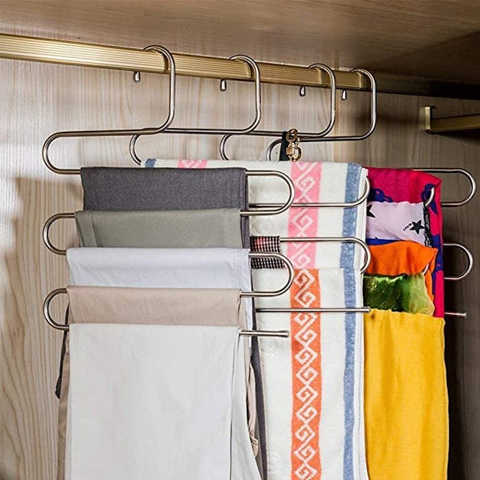 DOIOWN S-Type Stainless Steel Clothes Hangers