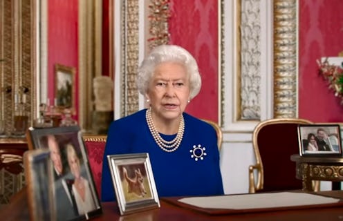 Queen Elizabeth in "Deepfake Queen: 2020 Alternative Christmas Message"