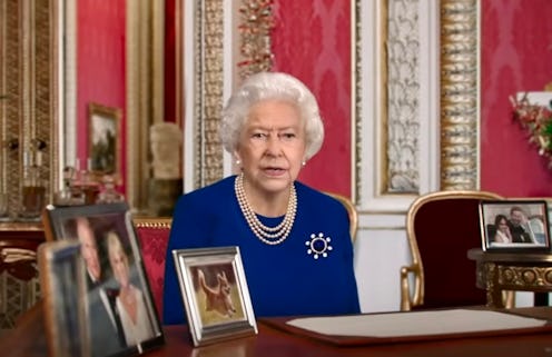 Queen Elizabeth in "Deepfake Queen: 2020 Alternative Christmas Message"