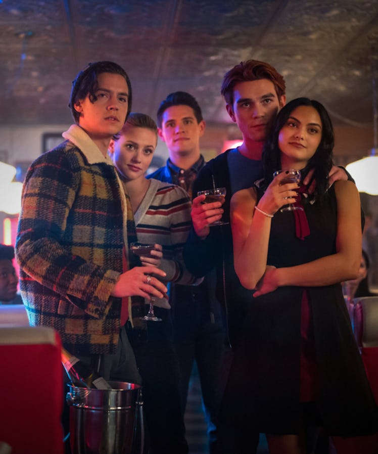 Archie, Veronica, Betty, and Jughead in Riverdale Season 4.