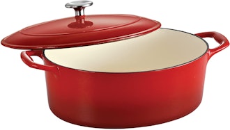 Tramontina Enameled Cast Iron Covered Oval Dutch Oven