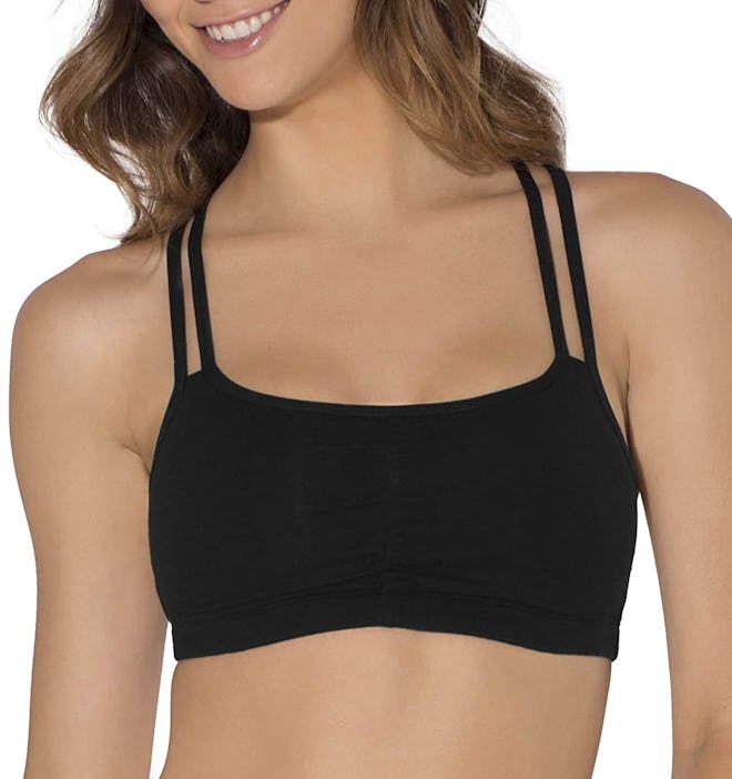 Fruit Of The Loom Spaghetti Sports Bras (3-Pack)