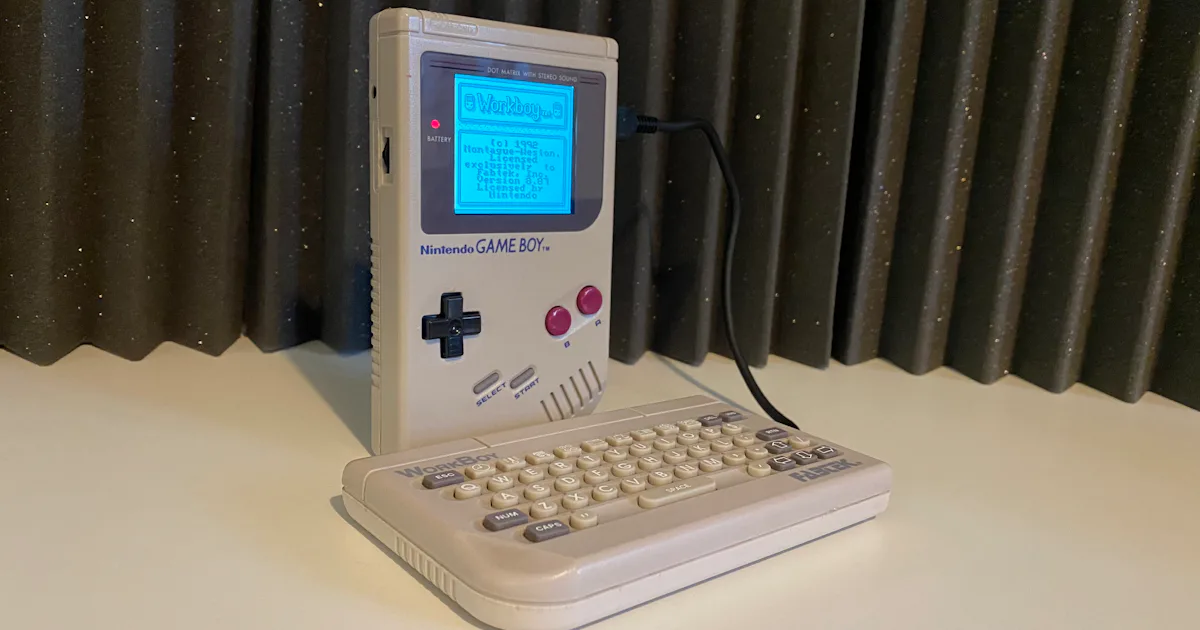 Workboy Meet the WorkBoy, Nintendo’s long-lost Game Boy productivity device