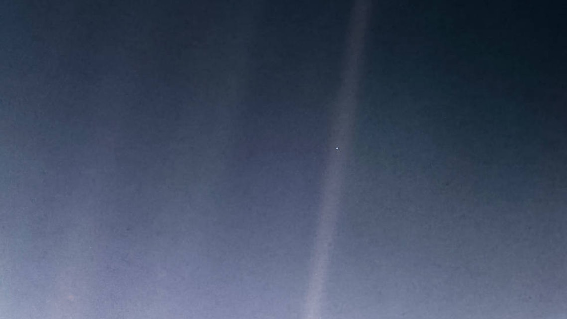 The Iconic Pale Blue Dot Image Puts Earth Into Perspective