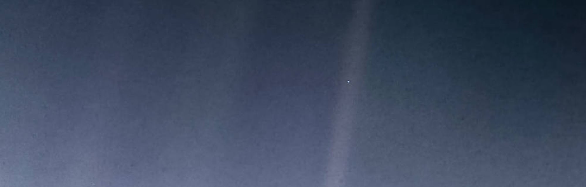 The Iconic Pale Blue Dot Image Puts Earth Into Perspective The Iconic Pale Blue Dot Image Puts Earth Into Perspective