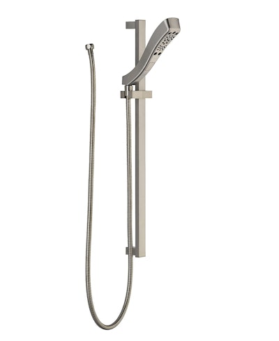 Delta Faucet 4-Spray H2Okinetic Slide Bar Showerhead