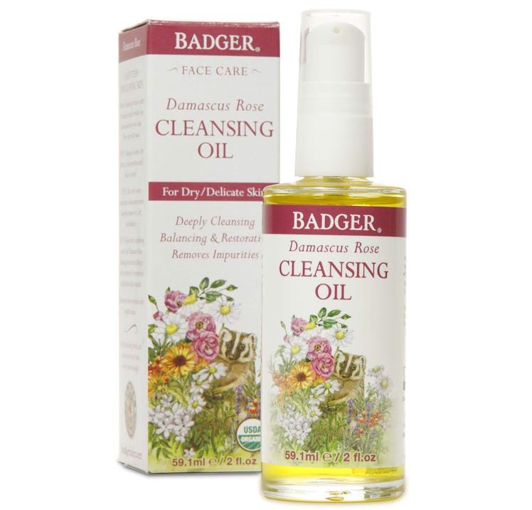 Badger Damascus Rose Cleansing Oil