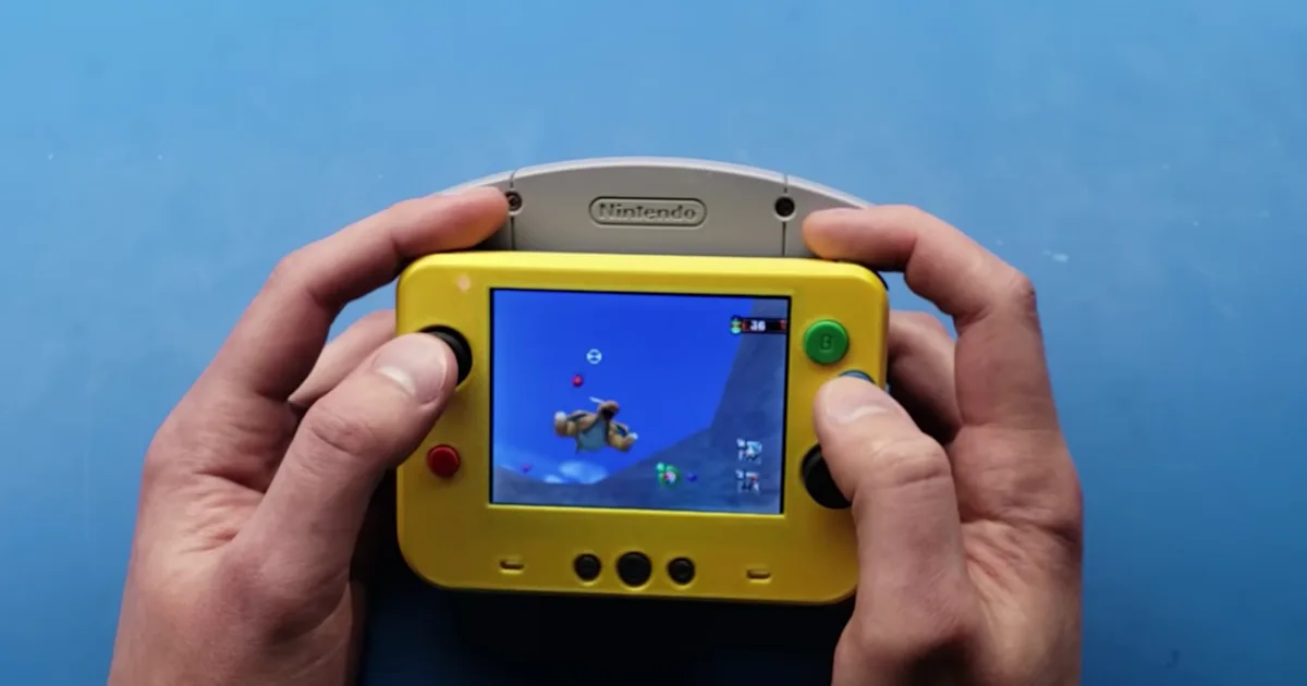 The world's smallest Nintendo N64 fits in your pocket nintendo 64 portable