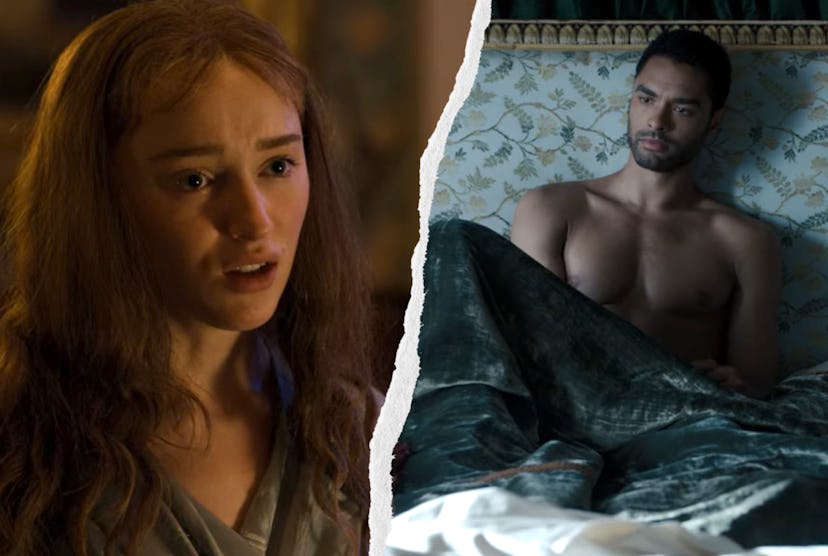 Daphne Bridgerton and Simon Basset in the Netflix adaptation of Julia Quinn's The Duke and I.