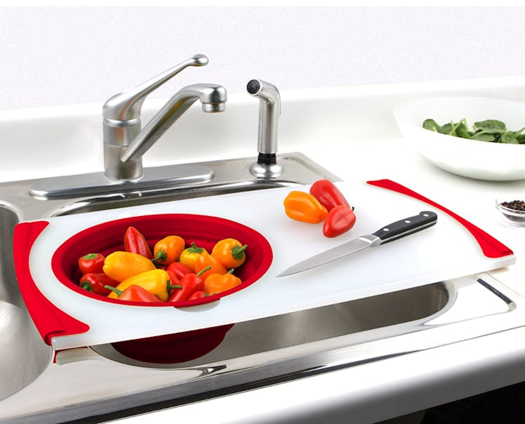 Dexas Sink Strainer Cutting Board