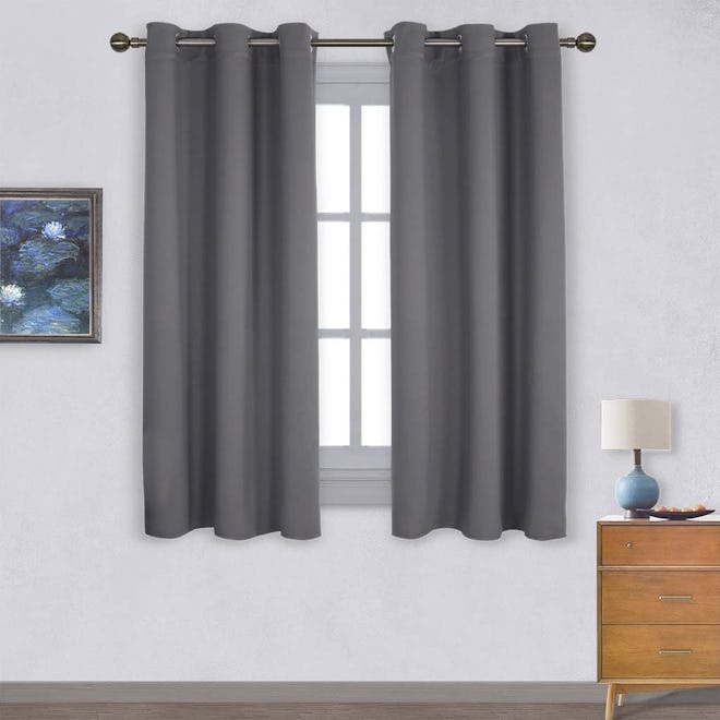 NICETOWN Thermal Insulated Black Out Curtains