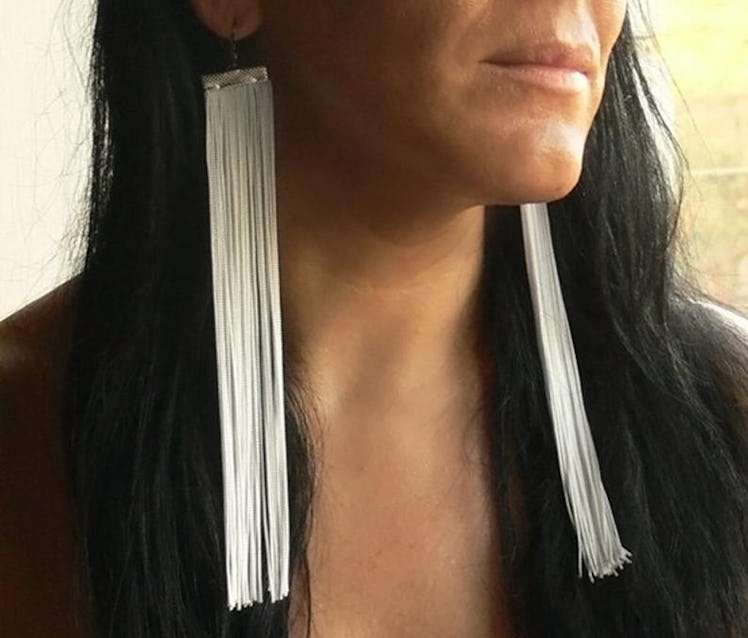 LiLaJewelry4You White Fringe Earrings