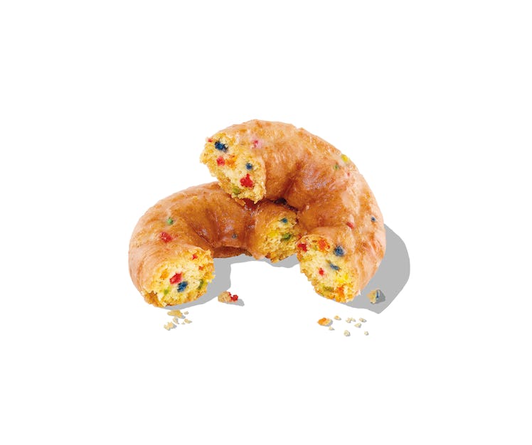 Dunkin's new Dunkfetti donut will be available on the January 2021 menu.