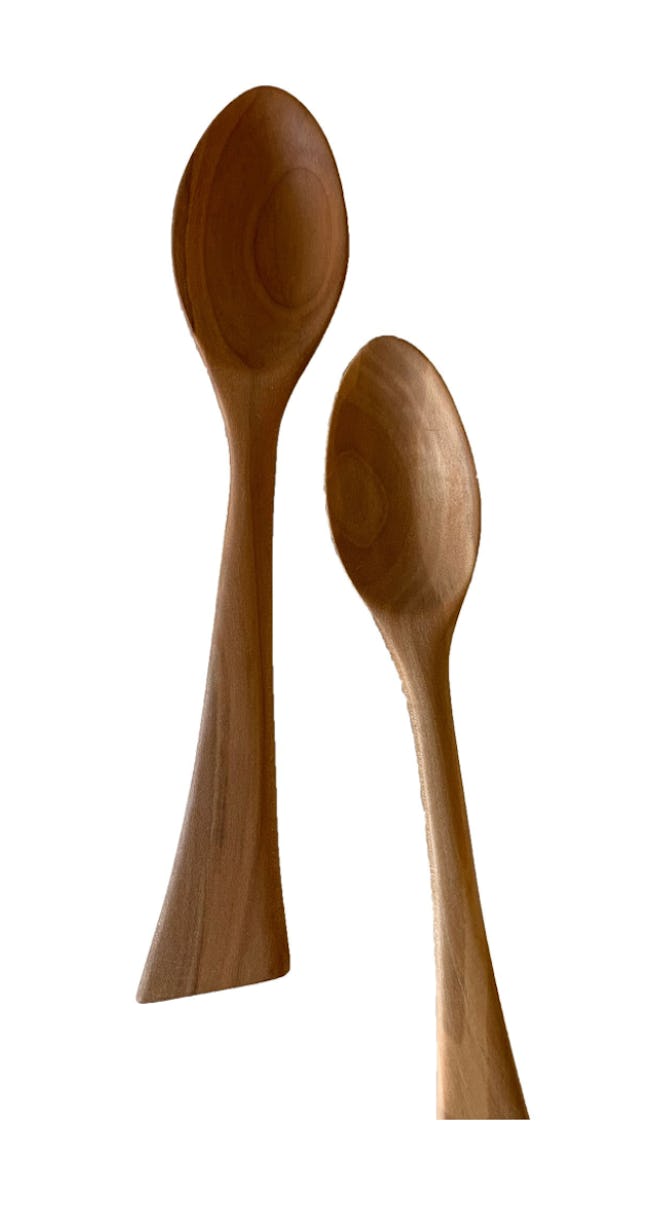 Wood Tasting Spoons