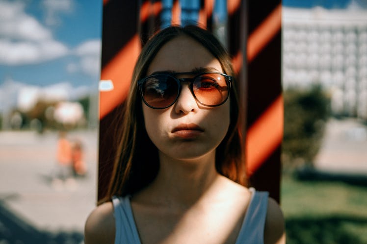 Intimidating girl