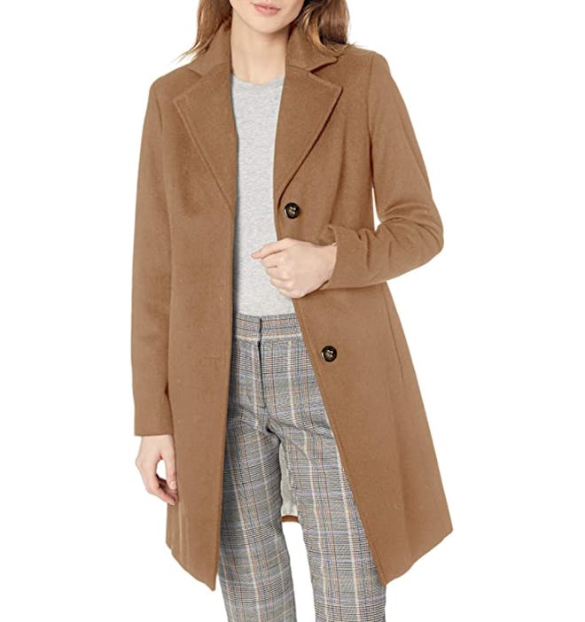 Calvin Klein Classic Wool-Blend Coat